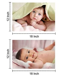 Self Adhesive Exclusive Cute Baby Posters Combo | Smiling Baby Poster | Poster for Pregnant Women | HD Baby Wall Poster for Room Decor CQ01 (Size : 45 cm x 30 cm) Pack of 6-thumb2