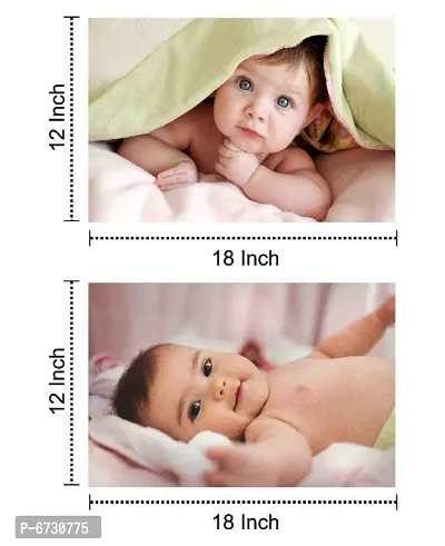 Self Adhesive Exclusive Cute Baby Posters Combo | Smiling Baby Poster | Poster for Pregnant Women | HD Baby Wall Poster for Room Decor CQ01 (Size : 45 cm x 30 cm) Pack of 6-thumb3