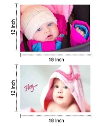 Self Adhesive Exclusive Cute Baby Posters Combo | Smiling Baby Poster | Poster for Pregnant Women | HD Baby Wall Poster for Room Decor CQ01 (Size : 45 cm x 30 cm) Pack of 6-thumb3