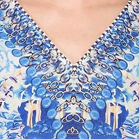 Trendif Women's Faux Georgette Blue Digital Print Kaftan (3325)-thumb4