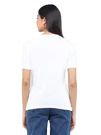 DECHEN Women Round Neck Solid Short Sleeves Casual T-Shirt-thumb3