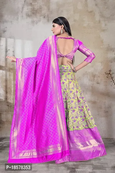 Stylish Soft Silk Lehenga Choli Set For Women-thumb3