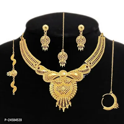 Stylish Fancy Designer Alloy Jewellery Set For Women-thumb0