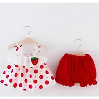 Stylish Cotton Blend Frock For Baby Pack Of 3-thumb2