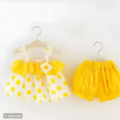 Stylish Cotton Blend Frock For Baby Pack Of 3-thumb2