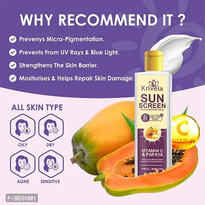 Natural Sun Protection Sunscreen Magical Lotion, Spf 50+++ Broad Spectrum Uva  Uvb Protection, Sunscreen-thumb2