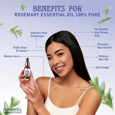 Rosemary Essential Oil  Pure for Increasing Healthy Shiny Hair Re-Growth  Reduce Dandruff, 15 Ml-thumb4