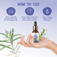 Rosemary Essential Oil  Pure for Increasing Healthy Shiny Hair Re-Growth  Reduce Dandruff, 15 Ml-thumb1