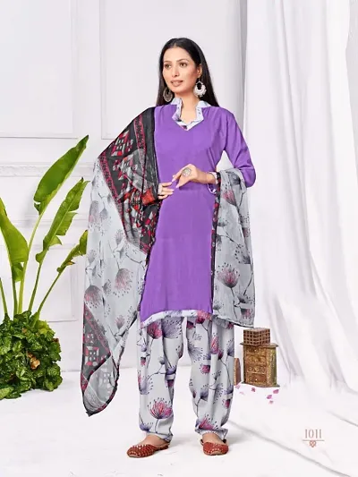 Trendy American Crepe Printed Dress Material