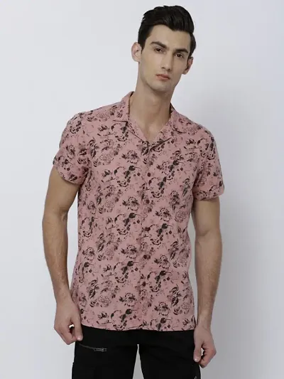 Trendy Men Crepe Printed Shirt Clothing Fabric