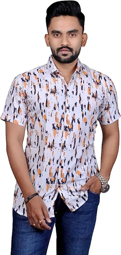Trendy Men Crepe Printed Shirt Clothing Fabric