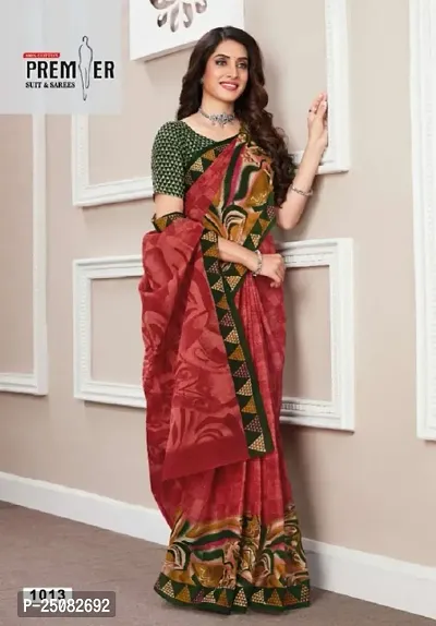 Trendy Women Chiffon Printed Saree