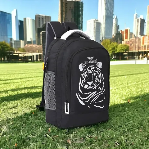 Stylish PU Printed Laptop Backpack