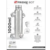 IDEAL PRIME Elegant Stainless Steel Single Wall Insulated Water Bottle,1100 ml, Silver | Leak Proof | Office Bottle | Sports Bottle |Tracking Bottle | Travel Bottle Pack Of 1-thumb2