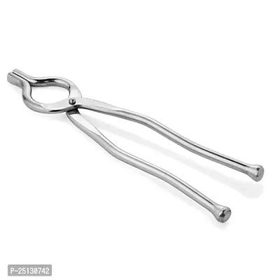 IDEAL PRIME Rust Proof Heavy Duty Stainless Steel Pakkad Sansi Pincer Utensils Bartan Holder Kitchen Tong with Easy Grip Kitchen Tools Pack Of 1-thumb2