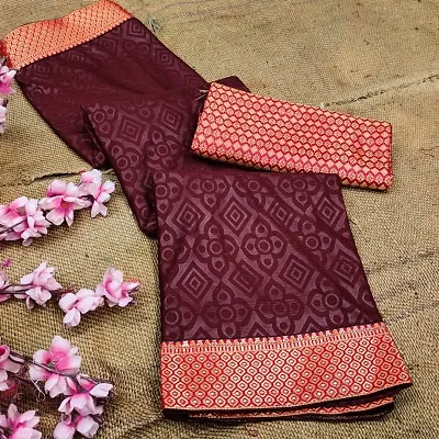 Classic Chiffon Saree with Blouse piece