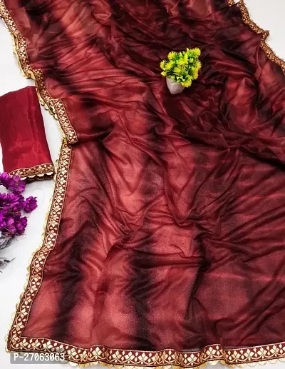 New Shibori Printed Saree-thumb0