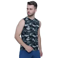 Prime Plus Sleeveless Tshirt for Men ? Gym T Shirts, Tank Top Sando, Workout Tshirts, Sports Vest, Running Tops, Summer Jersey, Beach Swimming Wear (Medium, Multicolor 3)-thumb3