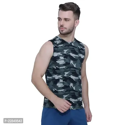 Prime Plus Sleeveless Tshirt for Men ? Gym T Shirts, Tank Top Sando, Workout Tshirts, Sports Vest, Running Tops, Summer Jersey, Beach Swimming Wear (Medium, Multicolor 3)-thumb4