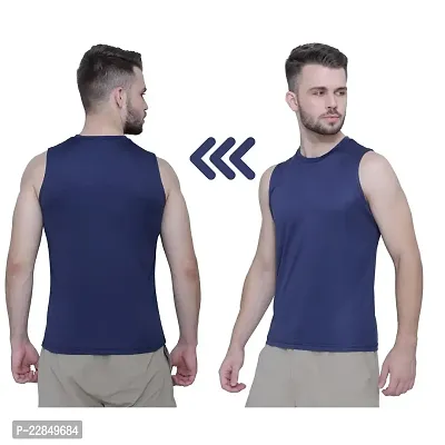 Prime Plus Sleeveless Tshirt for Men ? Gym T Shirts, Tank Top Sando, Workout Tshirts, Sports Vest, Running Tops, Summer Jersey, Beach Swimming Wear-thumb2