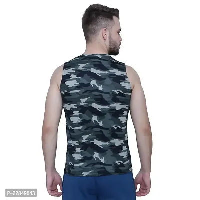 Prime Plus Sleeveless Tshirt for Men ? Gym T Shirts, Tank Top Sando, Workout Tshirts, Sports Vest, Running Tops, Summer Jersey, Beach Swimming Wear (Medium, Multicolor 3)-thumb5