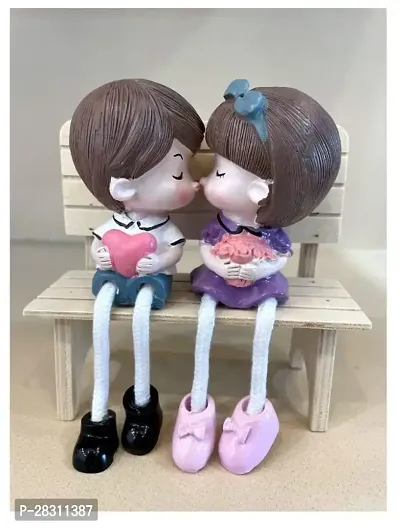 Cute Little Boy And Girl Showpiece