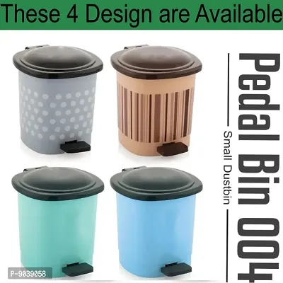 Classy Plastic Small Dustbin for Home  Office(Set of 2)-thumb5