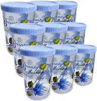 Round Shape Containers 250ml(Blue,Set of 3)-thumb3