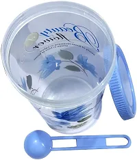 Round Shape Container 500ml(Blue,Set of 3)-thumb2