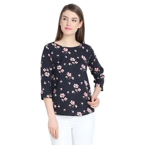 Trendy Beautiful Crepe Regular Length Top