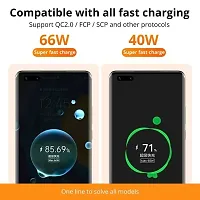 Realme 65W Super Vooc Charge,Data Sync Fast Charging Type-C Cable Compatible For Realme Xt,Realme Xt 730G,Realme X2,Realme C12,Realme 6 Pro,Realme Narzo 20A,Realme 7,Realme 7 Pro-White-thumb4