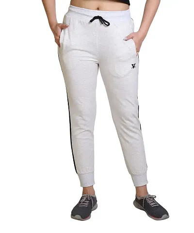 Woman Striped Track Pants , Casual Active Wear