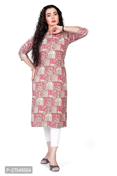 Special for Summer Trendy Crepe Cotton Kurta for Women-thumb0