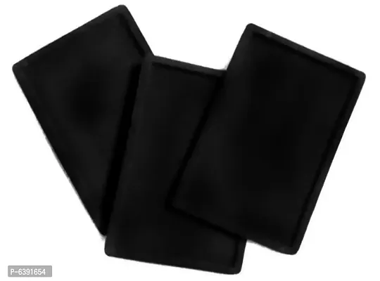 MS Black Velvet Tray 12x8 inch Display Jewel Vanity Box (Black) pack of 3 pcs-thumb0