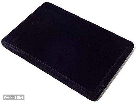 MS Black Velvet Tray 12x8 inch Display Jewel Vanity Box (Black) pack of 3 pcs-thumb3
