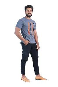 Men's Cotton Round Neck With Half Sleeve Casual T-shirt-thumb2