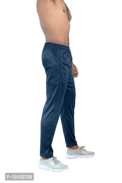 Men's Cotton Regular fit Running Track Pants with Zipper Pocket | Lowers for Men-thumb3