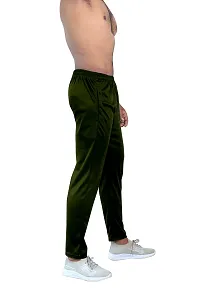 Men's Cotton Regular fit Running Track Pants with Zipper Pocket | Lowers for Men-thumb1