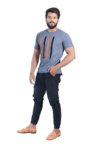 Men's Cotton Round Neck With Half Sleeve Casual T-shirt-thumb3