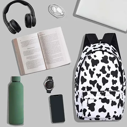 Stylish PU Printed Backpack