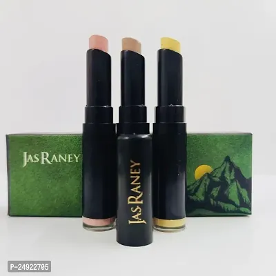 JAS RANEY 4 in 1 Makeup Stick Combo - 3 Pcs | 3 Pc Combo Of Concealer, Foundation, Corrector, Contour Stick | Pro 4 in 1 Makeup-thumb0