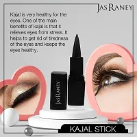 JAS RANEY Kajal (3.2 gm) | Black Kajal Stick | Waterproof Kajal | Kohl | Everlasting Kajal | Smudge Free kajal-thumb3