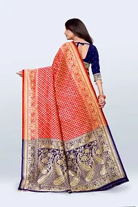 Fancy Art Silk Saree With Blouse Piece For Women-thumb1