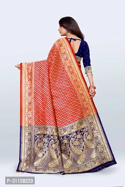 Fancy Art Silk Saree With Blouse Piece For Women-thumb2