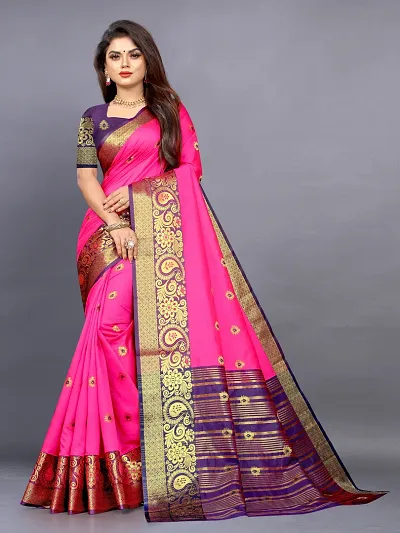 Stylish Georgette Checked Saree with Blouse piece For Women