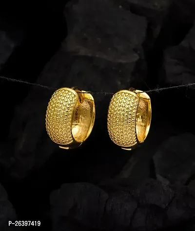 Golden Alloy  Drop Earrings For Women-thumb0
