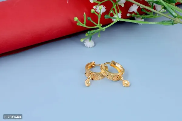 Golden Alloy  Drop Earrings For Women-thumb0