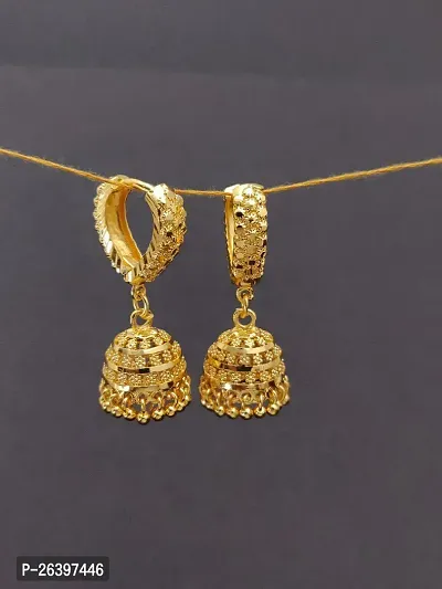 Golden Alloy  Drop Earrings For Women