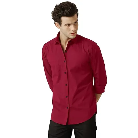 Hot Selling Polyester Long Sleeves Casual Shirt 