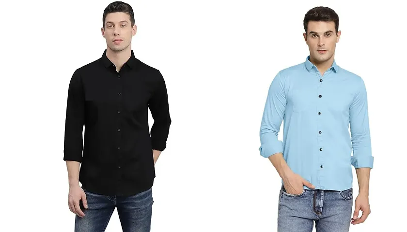 Comfortable Polyester Long Sleeves Casual Shirt 